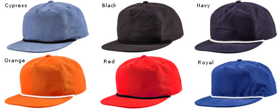CALI HEADWEAR/カリヘッドウェア 5パネル コード付きナイロンキャップ NY92
